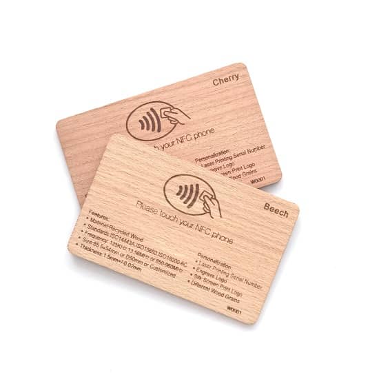 <strong>Eco-Friendly Rfid Wooden Key Card Tag Customized</strong>