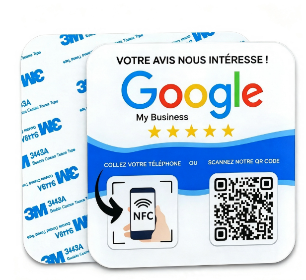 <strong>Google Review NFC Table Sticker</strong>