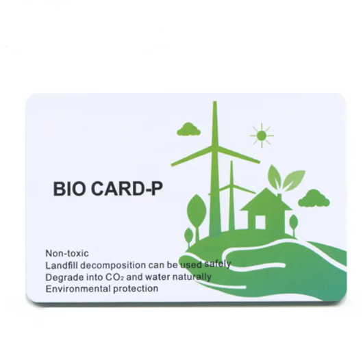 <strong>Eco-friendly Biodegradable Polylactic Acid RFID Bio PLA card</strong>