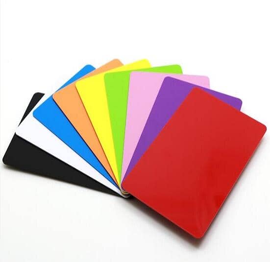 <strong>Custom Colorful Printable Blank Color Pvc Cards For Card Printer</strong>